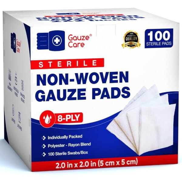 Non-Woven Gauze Pads (Pack of 100)