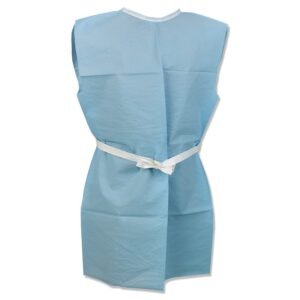 918156_tidi-exam-gown-2-ply-scrim-reinforced-blue_1.jpg Disposable Patient Gowns / Robes (Pack of 4)